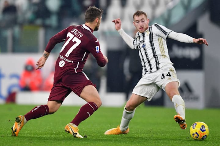 Karol Linetty e Dejan Kulusevski, Juve-Torino