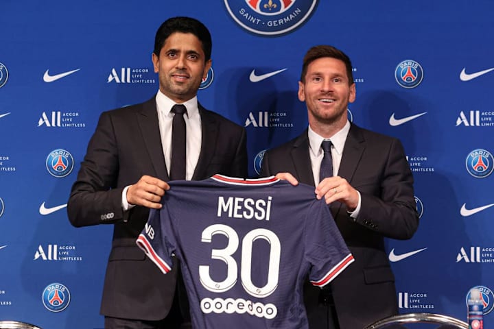 Lionel Messi, Nasser Al Khelaifi