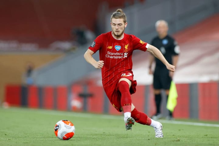 Elliott has appeared twice in the Premier League for Liverpool this season