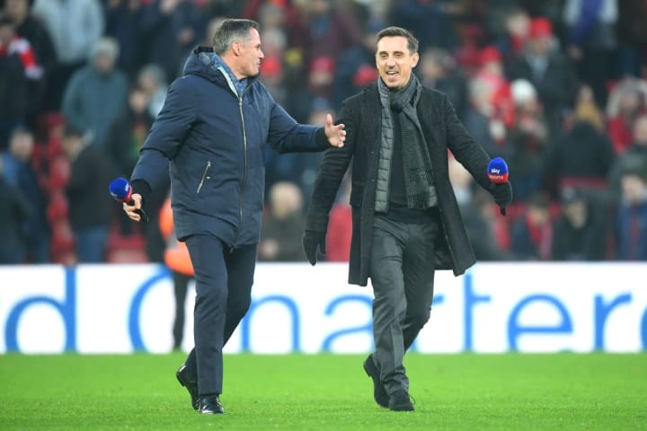 Jamie Carragher y Gary Neville, rivalidad dentro y fuera del terreno de juego