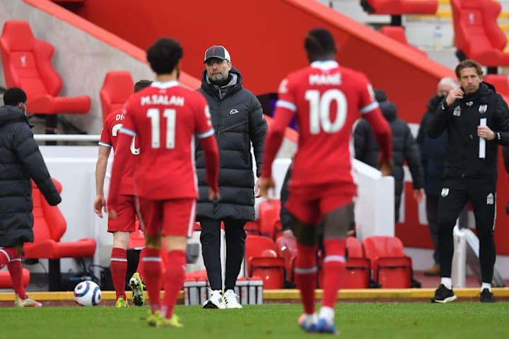Jurgen Klopp, Mohamed Salah, Sadio Mane
