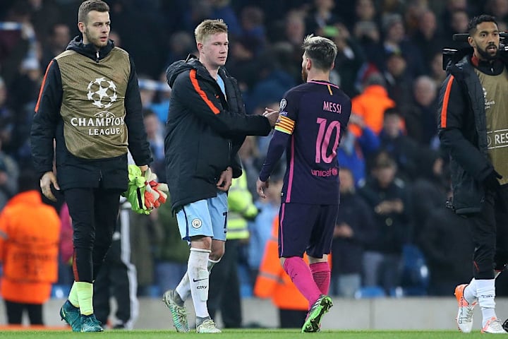 Manchester City FC v FC Barcelona - UEFA Champions League