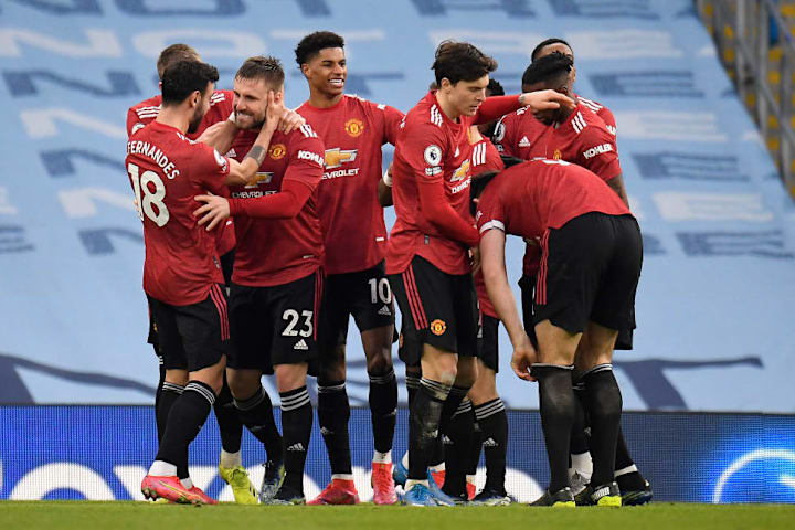 Luke Shaw, Bruno Fernandes, Marcus Rashford