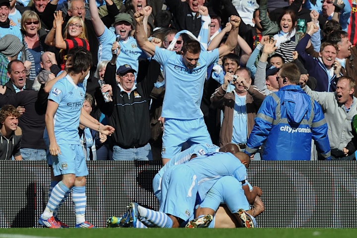 Manchester City's Argentinian striker Se