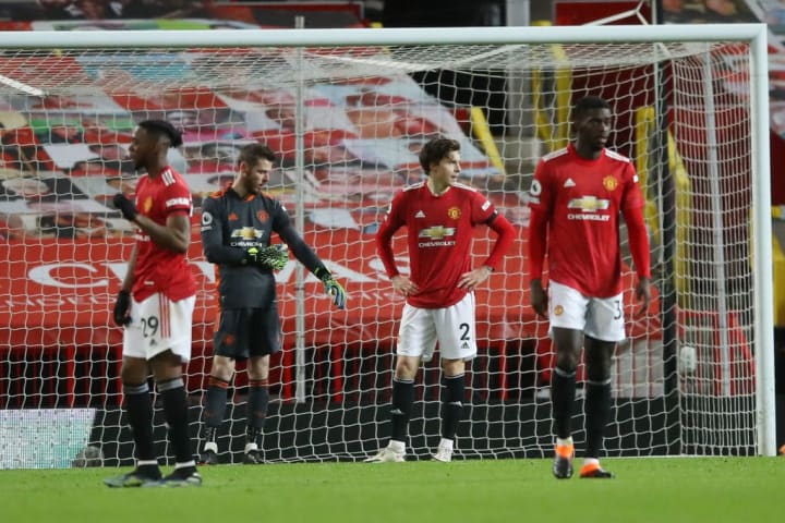 Man United conceded a last-minute equaliser to Everton