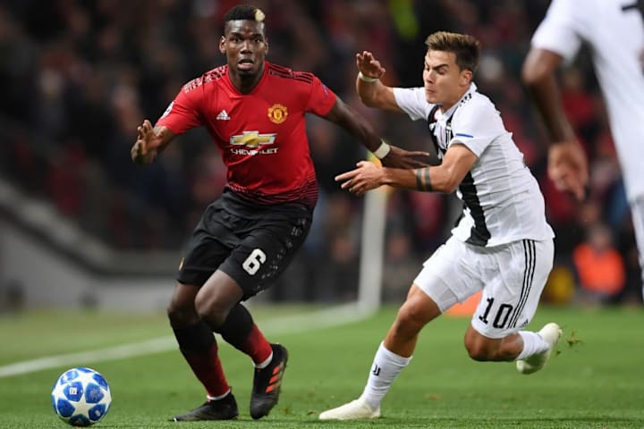 Paul Pogba e Paulo Dybala, Manchester United-Juve