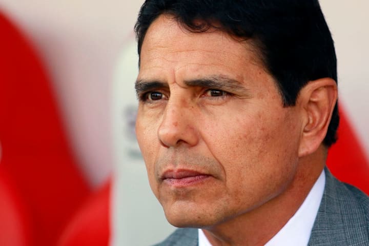 Alfonso Sosa en un partido ante Morelia.