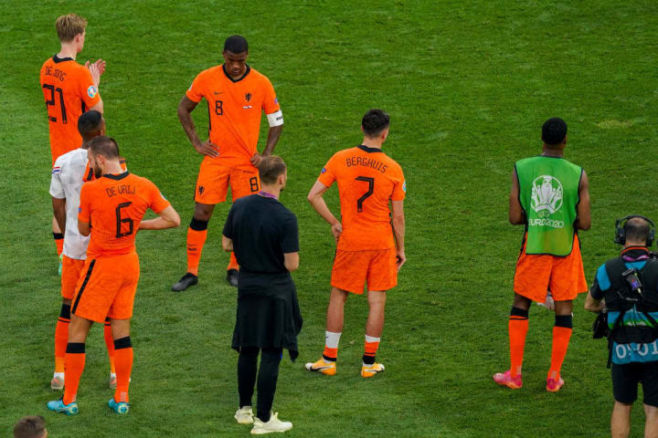 Frenkie De Jong, Stefan De Vrij, Georginio Wijnaldum, Steven Berghuis, Teun Koopmeiners, Denzel Dumfries Frenkie De Jong, Stefan De Vrij, Georginio Wijnaldum, Steven Berghuis, Teun Koopmeiners, Denzel Dumfries