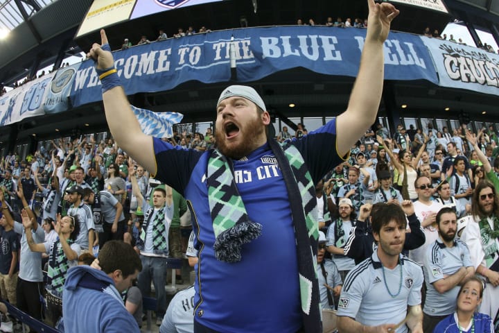 Sporting Kansas City's boisterous fans in action