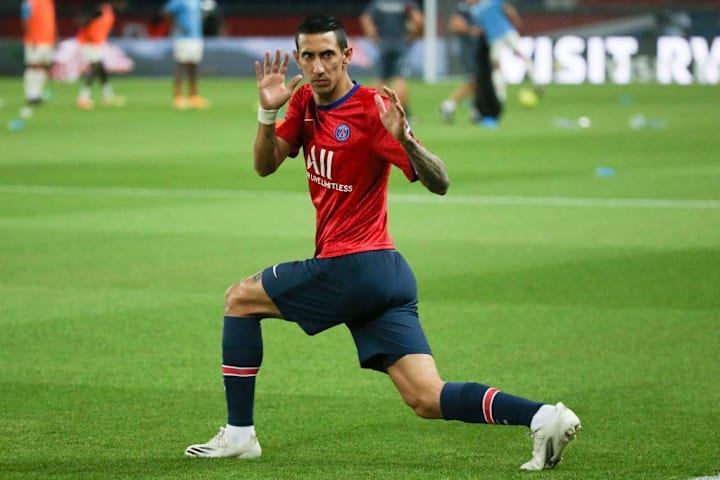 Di María é presença  certa no duelo fora de casa