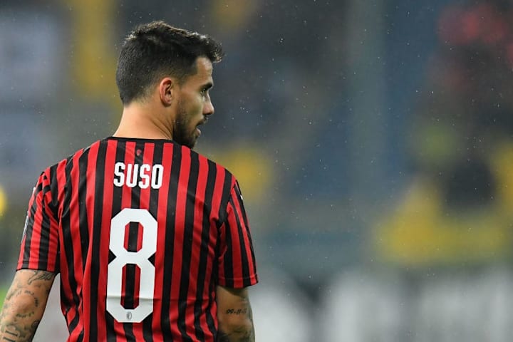 Suso ai tempi del Milan