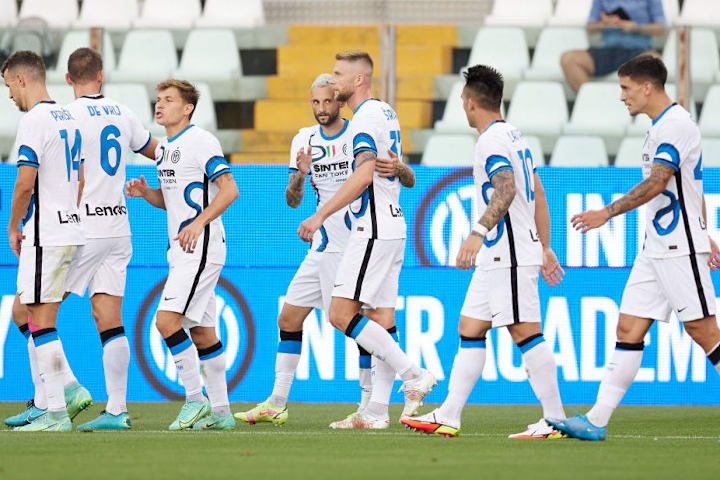 Marcelo Brozovic, Lautaro Martínez, Nicolò Barella, Ivan Perisic, Stefan de Vrij, Milan Skriniar