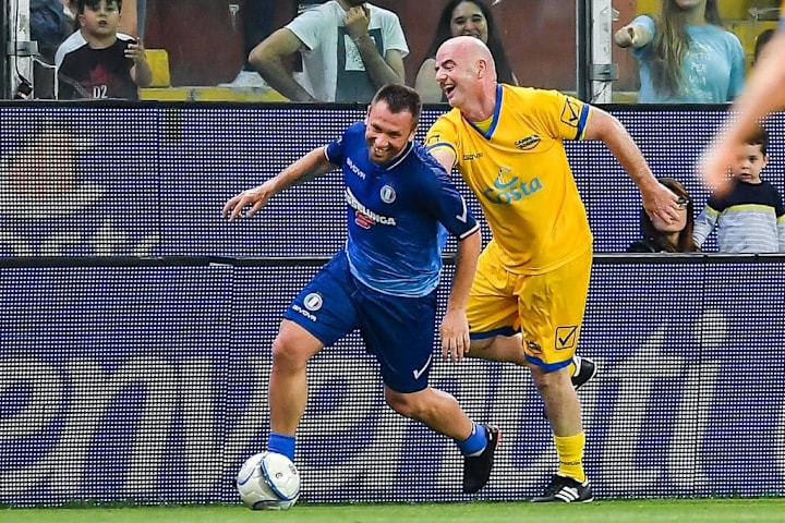 Antonio Cassano alla "Partita Del Cuore"