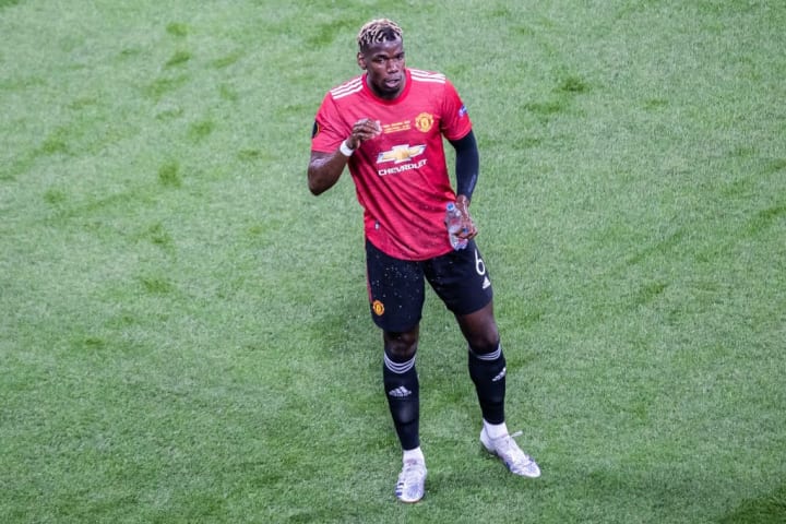 Paul Pogba of Manchester United seen during the UEFA Europa...
