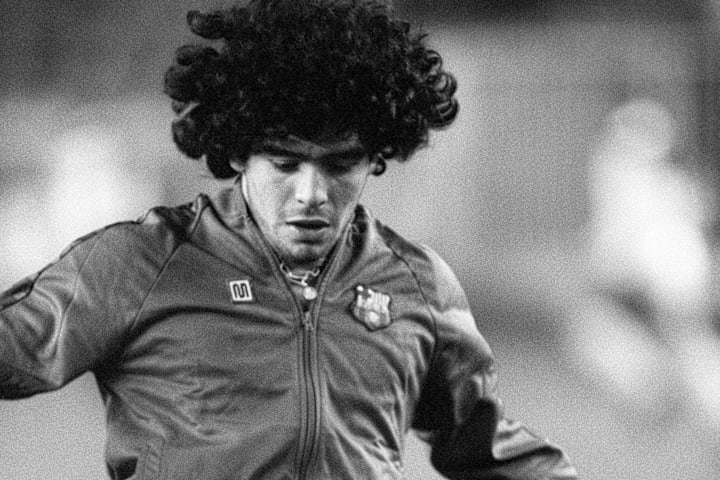 Maradona jugó dos temporadas con el FC Barcelona