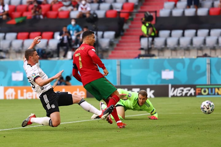Cristiano Ronaldo, Manuel Neuer, Robin Gosens