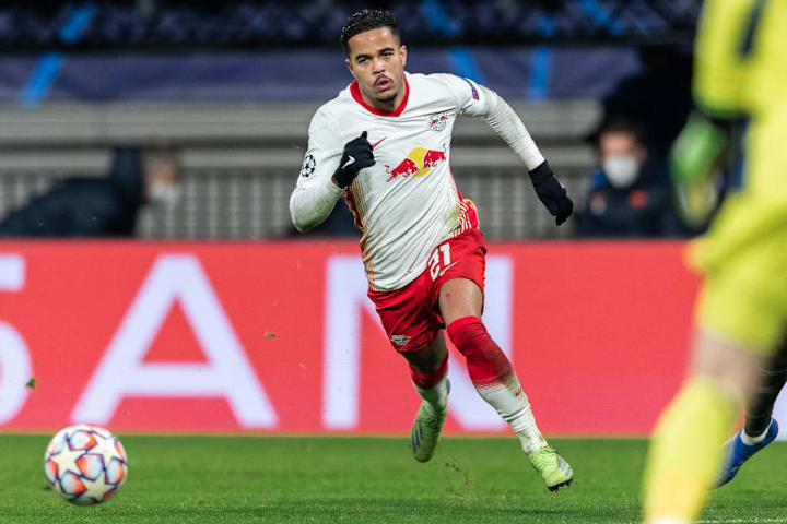 Kluivert in azione al Lipsia