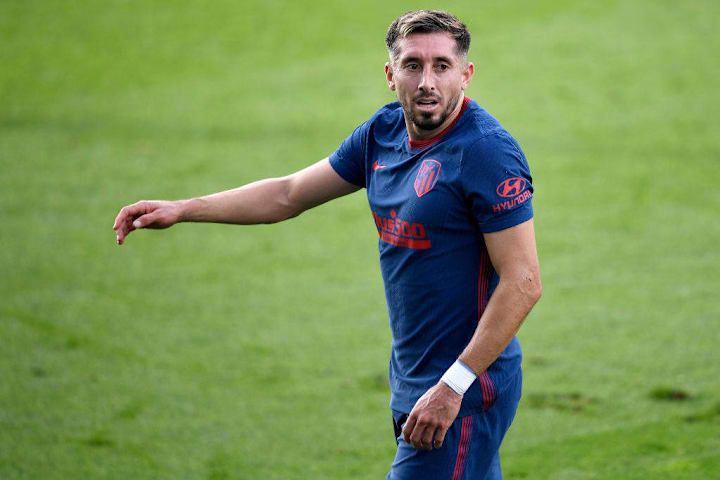 Héctor Herrera en un partido del Atlético de Madrid.