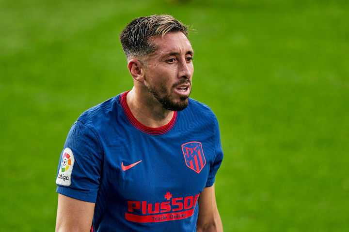Héctor Herrera en un partido del Atlético de Madrid.