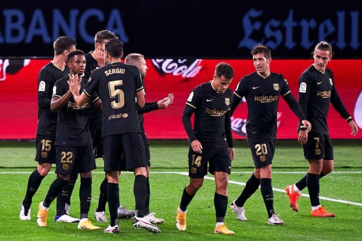 EL FC Barcelona se impuso 0-3 al Celta de Vigo