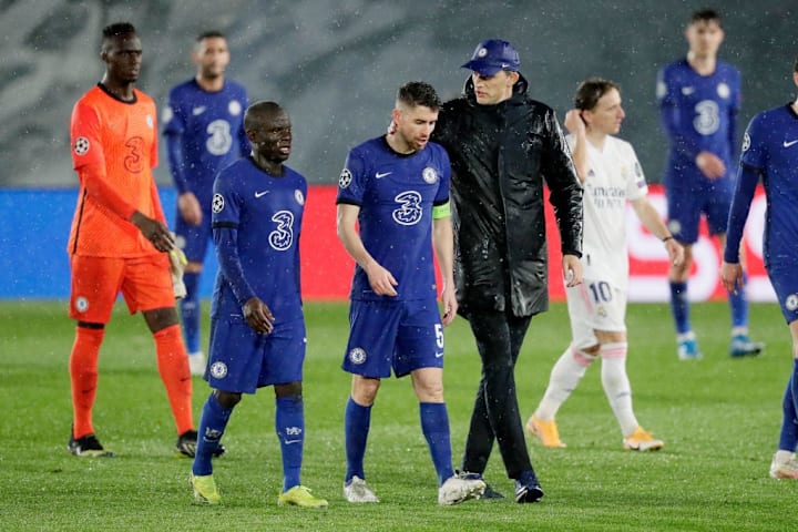 Jorginho, Ngolo Kante, Thomas Tuchel