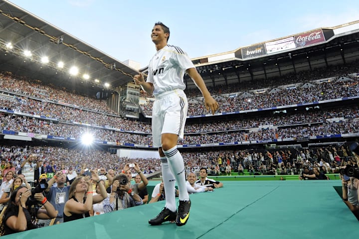 Real Madrid's new player Portuguese Cris