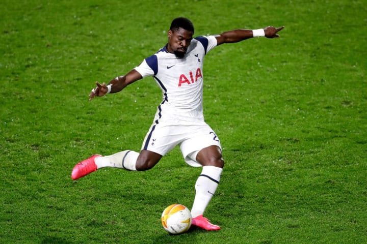 Serge Aurier last time out at Antwerp