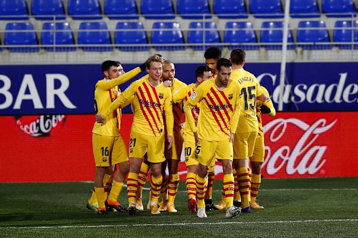 Gol de Jong menjadi momen penting bagi Barca.