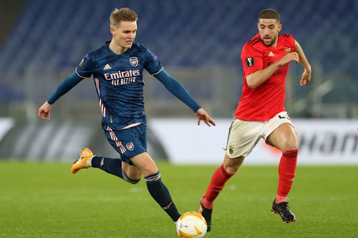 SL Benfica v Arsenal FC  - UEFA Europa League Round Of 32 Leg One