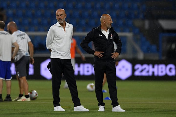Stefano Pioli e Giacomo Murelli, Milan