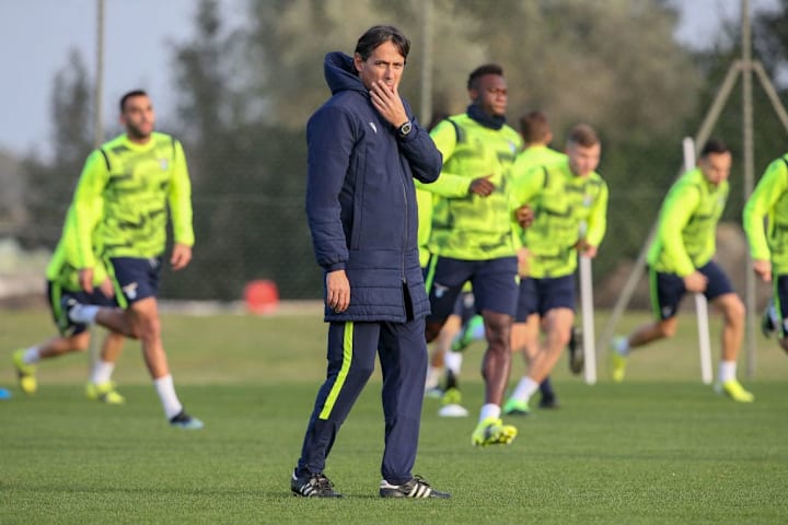 SS Lazio Training Session & Press Conference