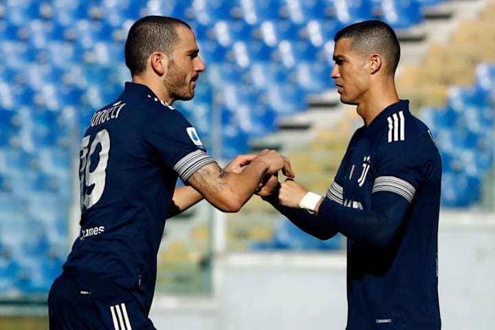 Leonardo Bonucci e Cristiano Ronaldo, Juve