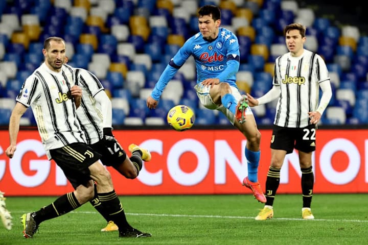 El jugador mexicano Hirving Lozano.