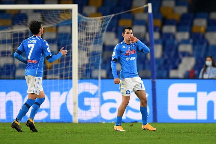 Hirving Lozano acumula con el Napoli 11 goles y 4 asistencias en 26 partidos esta temporada 