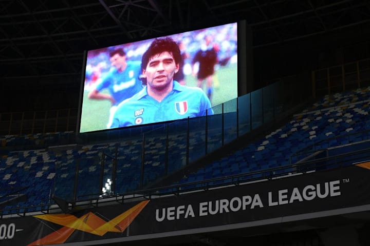Lo stadio "Maradona" di Napoli
