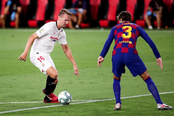 Sevilla v FC Barcelona - La Liga Santander