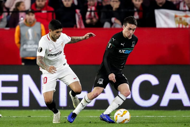 Duelo entre el Sevilla y el Krasnodar