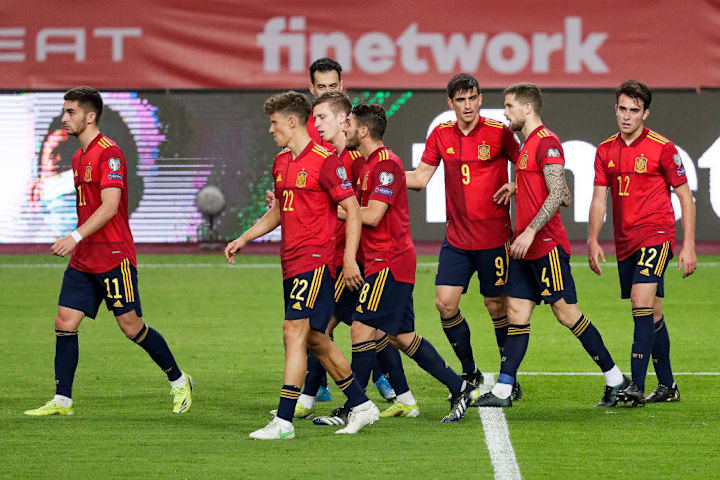 Dani Olmo, Eric Garcia, Ferran Torres, Gerard Moreno