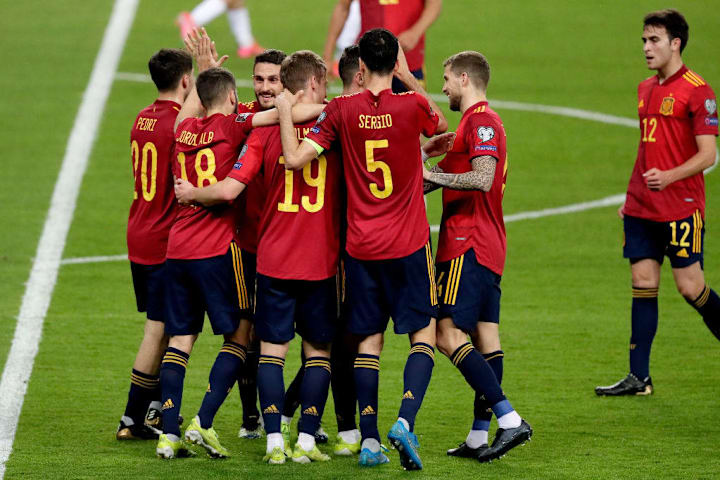 Dani Olmo, Eric Garcia, Inigo Martinez, Jordi Alba