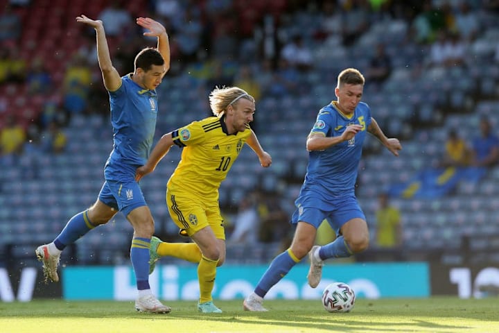 Emil Forsberg, Taras Stepanenko, Serhiy Sydorchuk