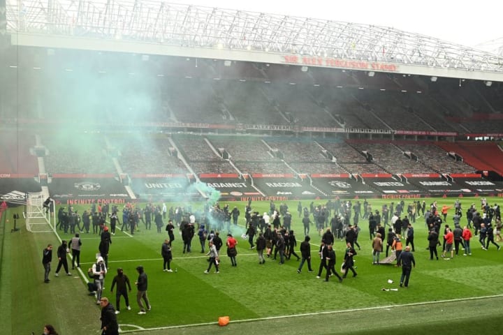 The Premier League & FA have condemned the scenes at Old Trafford when fan stormed the stadium