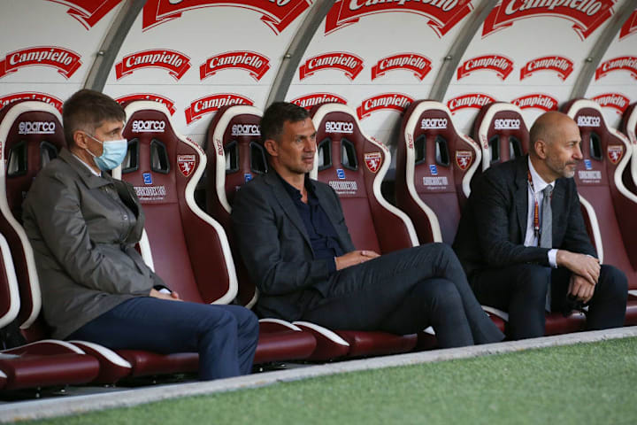 Federico Massara, Ivan Gazidis, Paolo Maldini