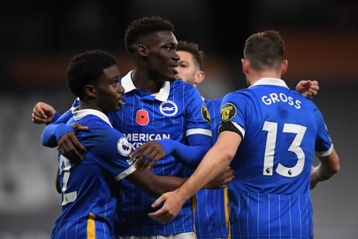 Brighton will hope to take all three points on Friday night.