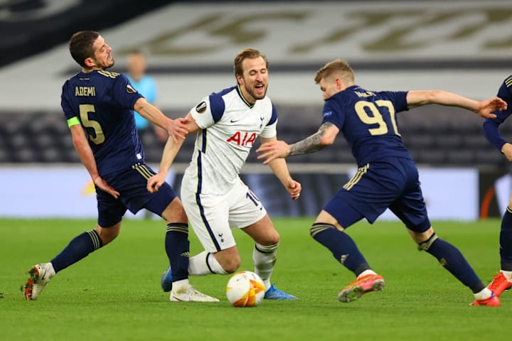 Harry Kane, Arijan Ademi, Kristijan Jakic