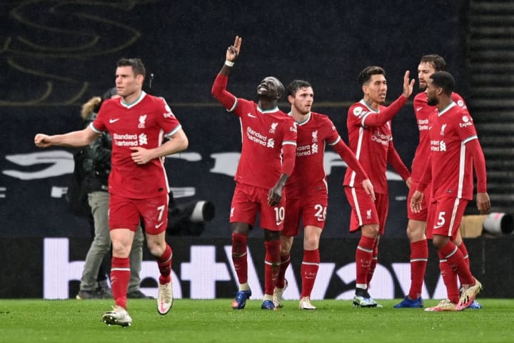 Liverpool were victorious at Tottenham Hotspur Stadium