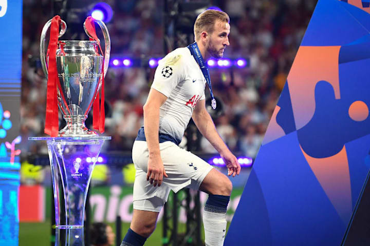 Kane après la défaite en finale de Ligue des Champions 2019 