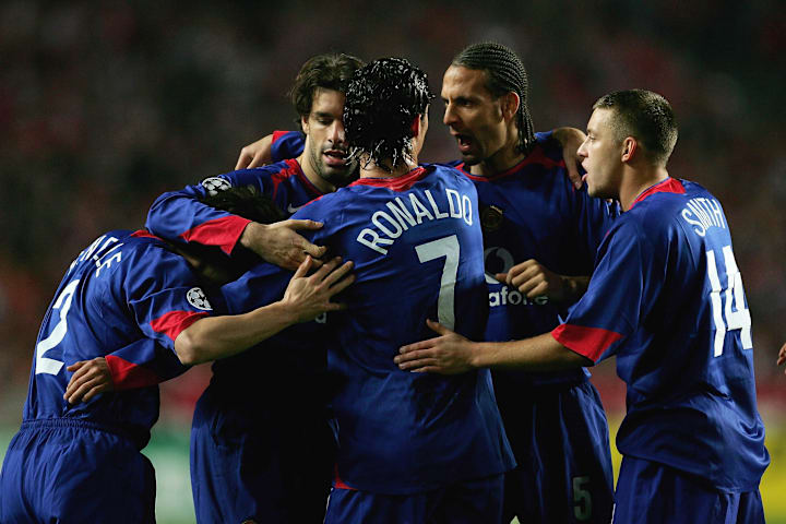 Alan Smith, Ronaldo, Gary Neville, Ruud Van Nistelrooy, Rio Ferdinand