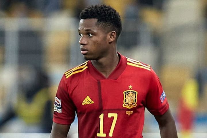 Ansu Fati con España