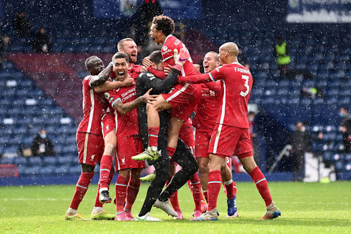 Alisson Becker, Sadio Mane, Roberto Firmino, Thiago Alcantara, rent Alexander-Arnold, Fabinho