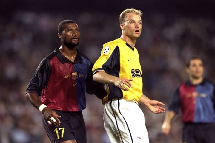 Winston Bogarde and Dennis Bergkamp